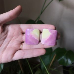 SOLD Vintage ceramic earrings